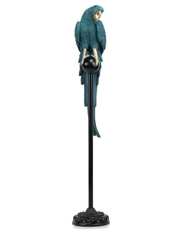 Statuettes - Статуэтка Попугай Грин (118 см)  Зеленый