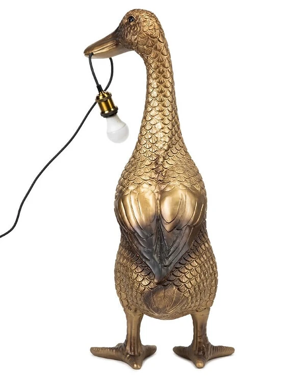 Statuettes - Лампа Золотой гусь (90 см)  Золото back