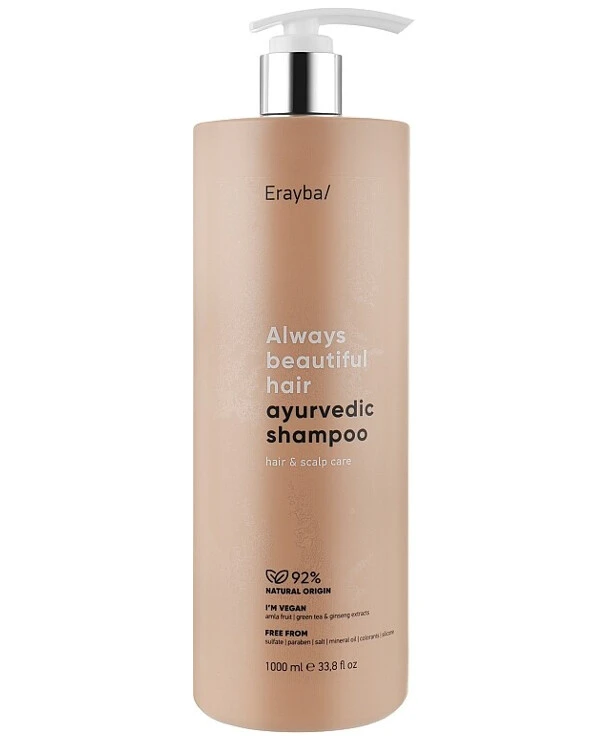 Erayba - Шампунь для волосся лікувальний Ayurvedic Shampoo 1000 мл