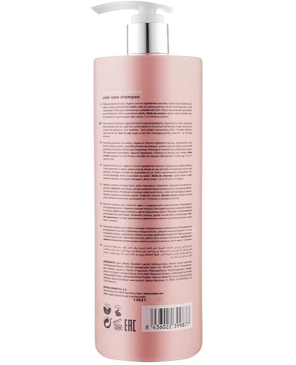 Erayba - Shampoo for colored hair Color Care Shampoo 1000ml back