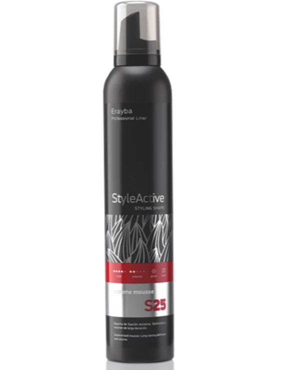 Erayba - Мусс сильной фиксации S25 Extreme Mousse 300 мл