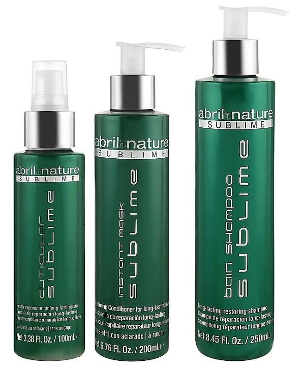 Abril Et Nature - hair set Sublime Line Kit  back