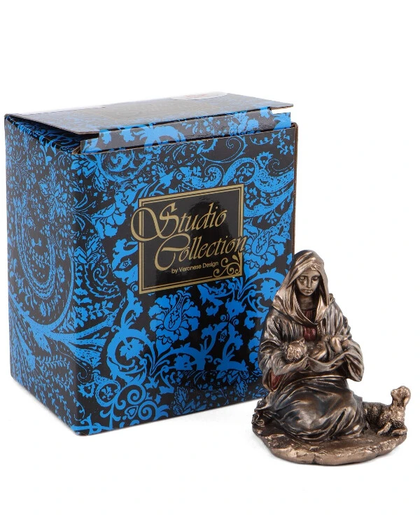Veronese Figurine Mary with baby Jesus (6 cm) 77848AP | Figurine Mary with baby Jesus (6 cm)_3