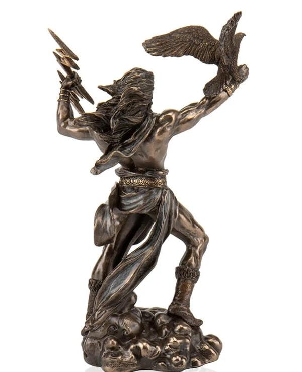 Veronese - Statuette of Zeus the Thunderer (22 cm) 77701A4   back
