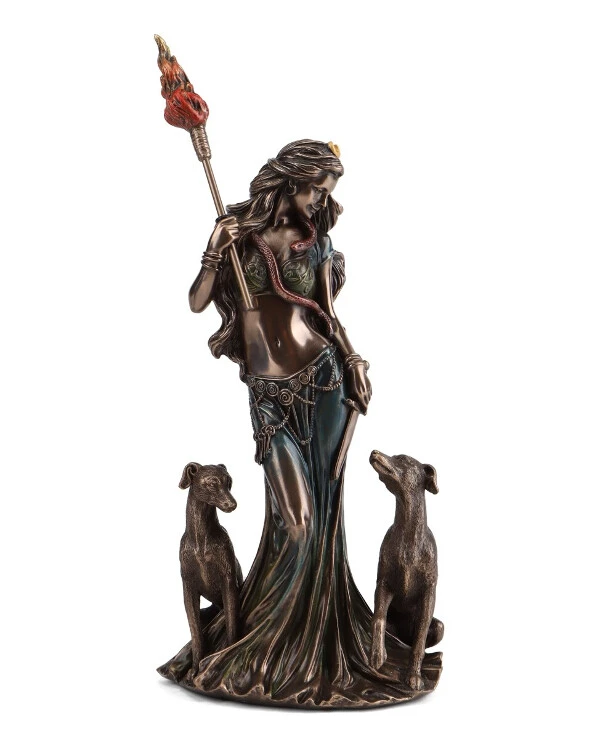 Veronese - Statuette of Hecate with dogs (25 cm) 77853A4  Bronze