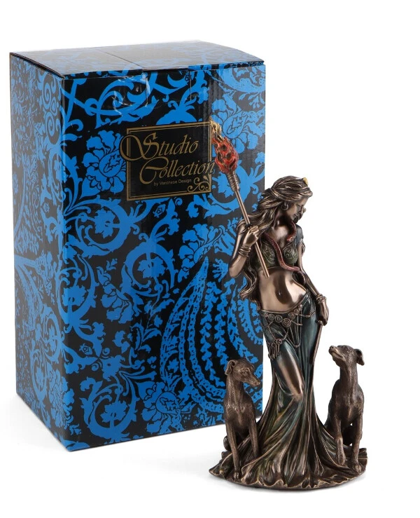 Veronese Statuette of Hecate with dogs (25 cm) 77853A4 | Statuette of Hecate with dogs (25 cm)_3