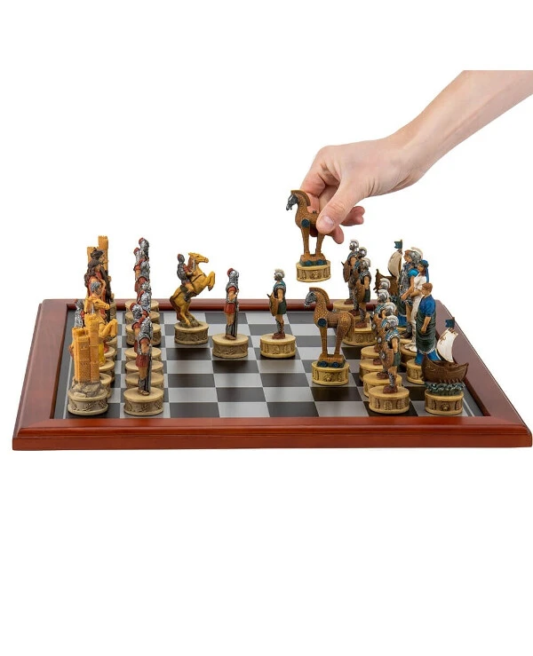 Veronese Chess Troy (48x48 cm) 73299YA | Chess Troy (48x48 cm)_3