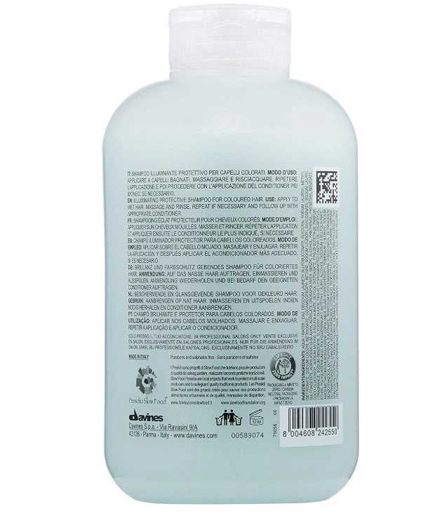 Davines Protective shampoo to preserve cosmetic hair color | Protective shampoo to preserve cosmetic hair color2