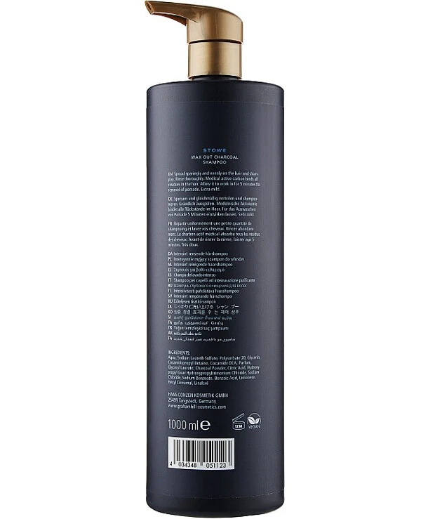Deep Cleansing Shampoo with Activated Charcoal | Shampoo for deep cleaning with activated carbon_2