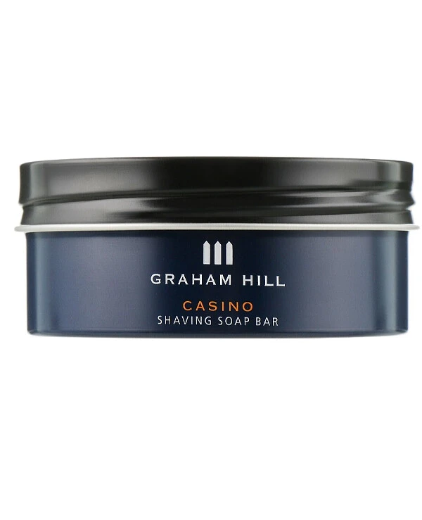 Graham Hill - Мыло для бритья Casino Shaving Soap Bar 85 мл