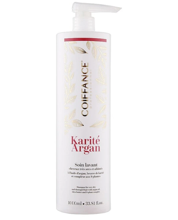 Coiffance Professionnel - Шампунь для захисту кольору фарбованого волосся Karite Argan Shampoo 1000 мл
