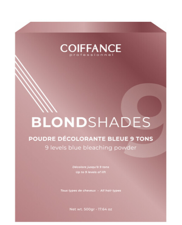 Coiffance Professionnel - Blue Illuminating Powder Blondshades 9 levels Blue Bleaching powder 500g