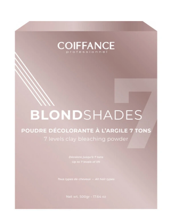 Coiffance Professionnel - Осветляющая пудра с глиной Blondshades 7 levels Clay Bleaching Powder 500 г