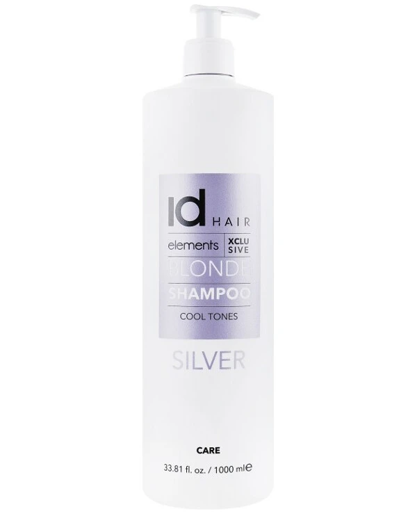IdHair Шампунь для осветлённых и блондированных волос | Elements XCLS Blonde Silver Shampoo фото, цена, купить