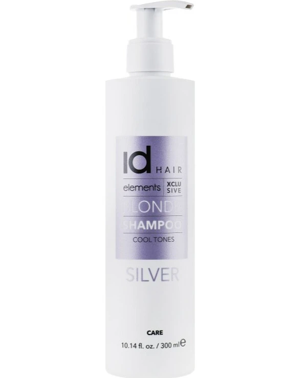 IdHair Шампунь для осветлённых и блондированных волос | Elements XCLS Blonde Silver Shampoo фото, цена, купить