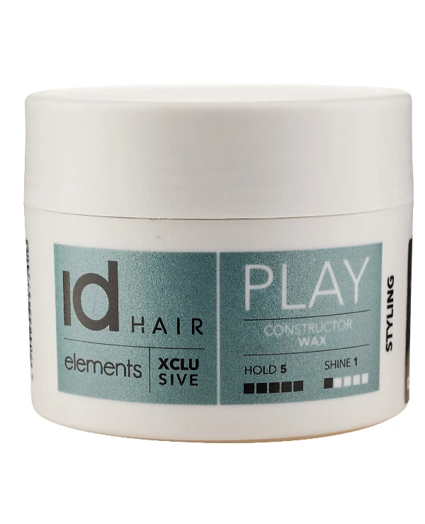 IdHair - Воск суперсильной фиксации Elements Xclusive Play Constructor Wax 100 мл back
