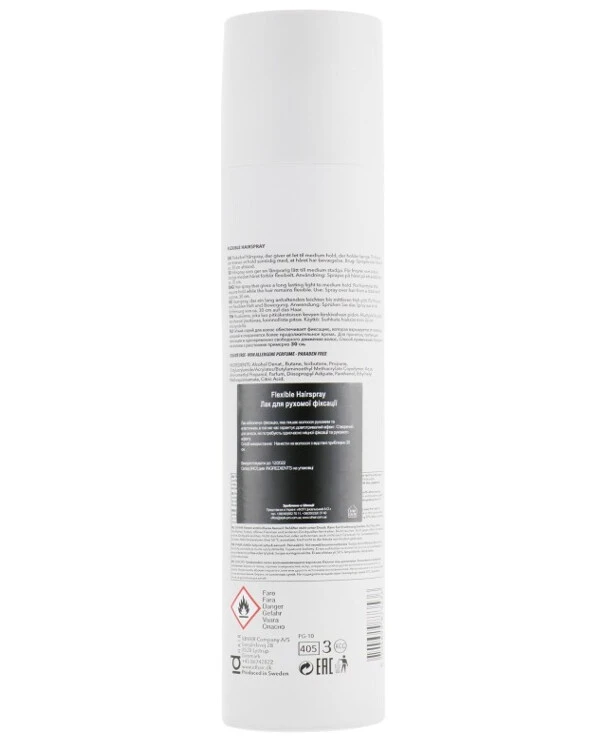 IdHair - Elastic hold hairspray Elements Xclusive Finish Flexible Hairspray  back
