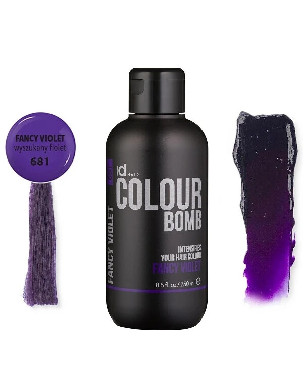 IdHair - Тонирующий кондиционер Colour Bombs Fancy Violet 681 back