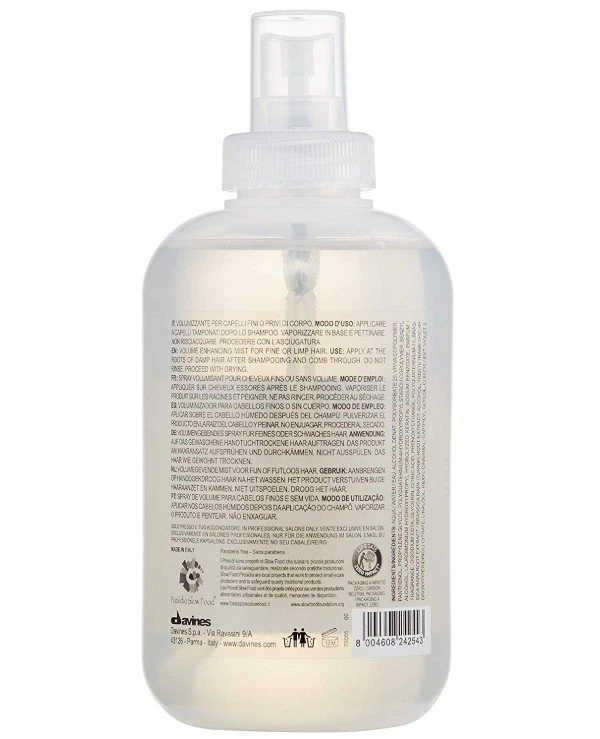 Davines Несмываемый спрей для придания объема волосам | Volume Boosting Mosturizing Mist фото, цена, куптить