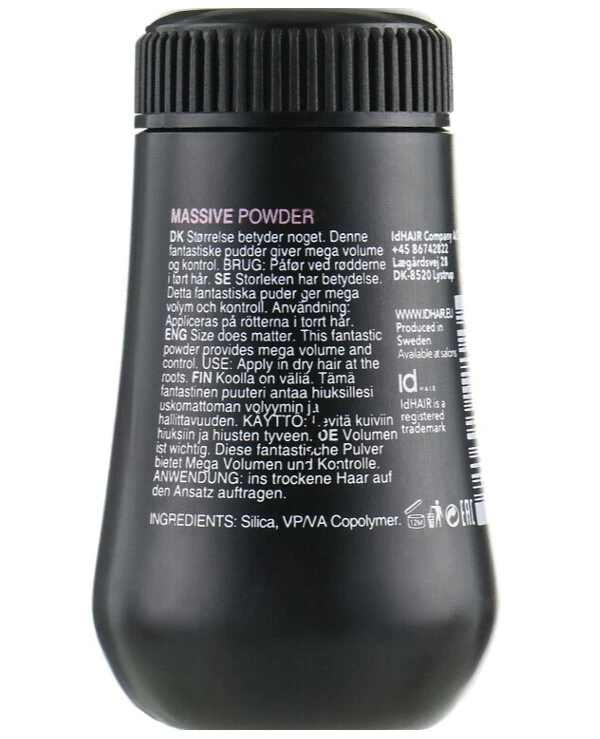 IdHair - Пудра для объёма волос Mé Massive Powder 10 мл back