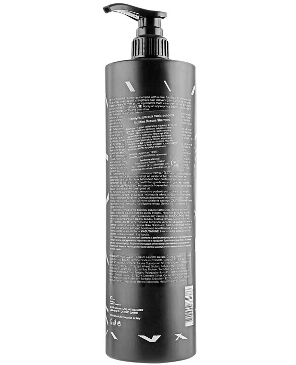IdHair - Шампунь для повреждённых волос Niophlex Rescue Shampoo 1000 мл back
