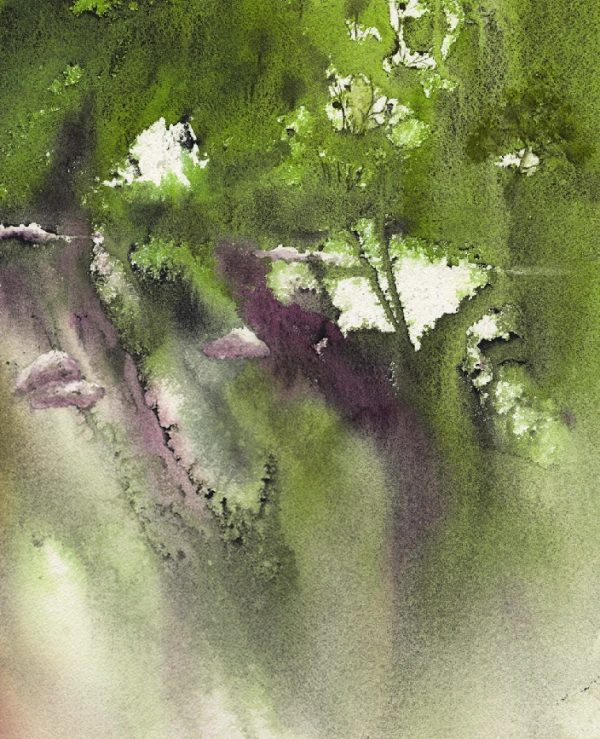 DigitalArtNadi Forest Watercolor Printable Wall Art, Landscape Extra Large Print, Tree Print Green Forest Poster home decor, Abstract Botanical Prints | 10-Green_Forest_id106