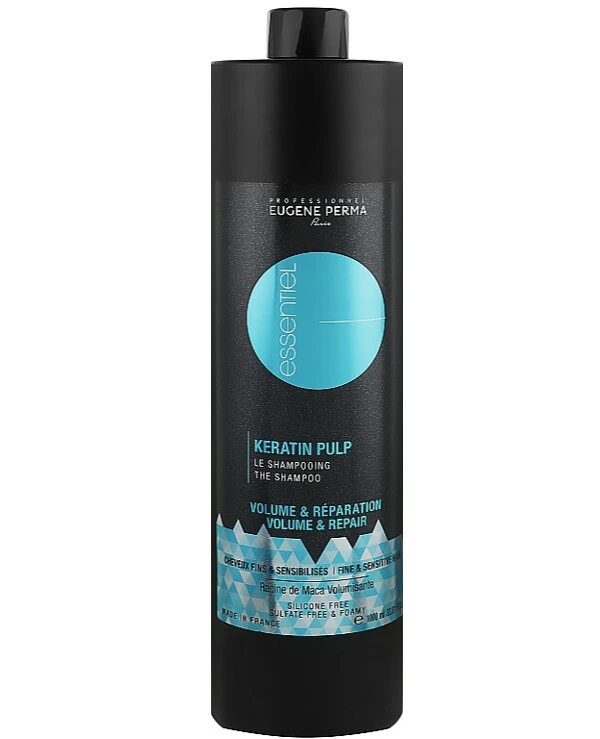 Eugene Perma - Шампунь для об’єму тонкого та ушкодженого волосся Keratin Pulp Volume&Repair Shampoo 1000 мл