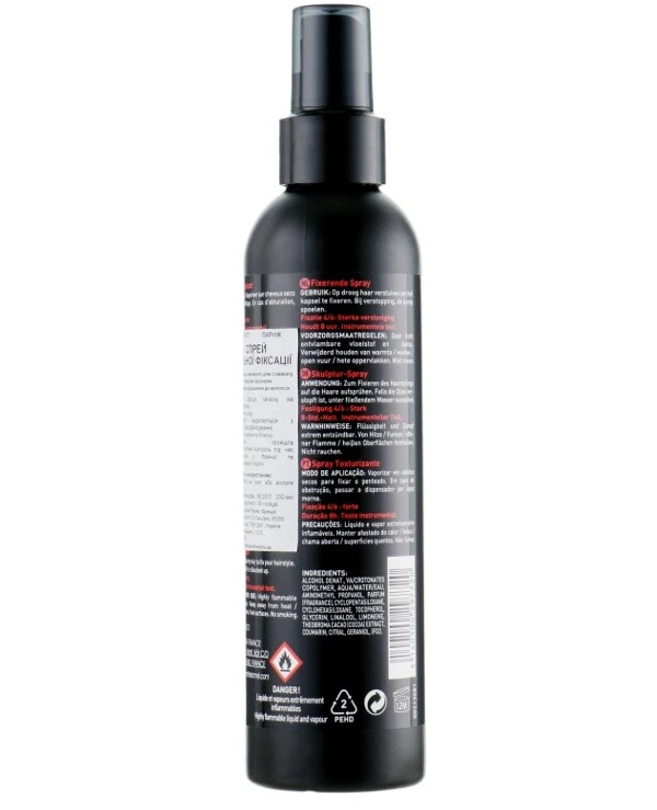 Eugene Perma - Спрей сильной фиксации Artiste Hair Sculptor Fix 200 мл back