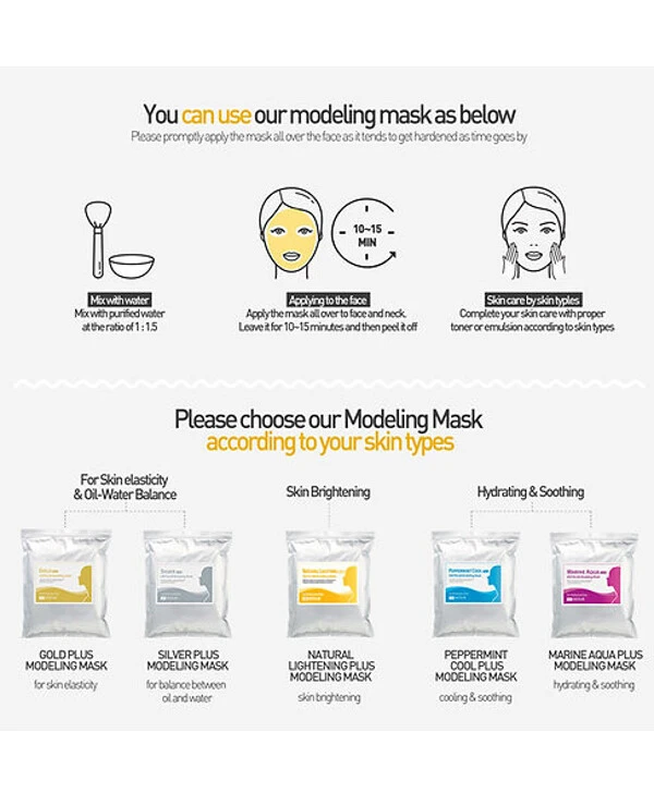 Histolab Маска моделирующая для возрастной кожи с ионами золота | Gold Plus Modeling Mask фото, цена, купить
