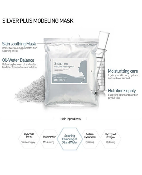 Histolab Маска моделирующая для проблемной кожи c ионами серебра | Silver Plus Modeling Mask фото, цена, купить