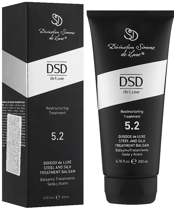 DSD de Luxe (Divination Simone DeLuxe) - Восстанавливающий бальзам Сталь и шелк Steel and Silk Treatment Balsam  back