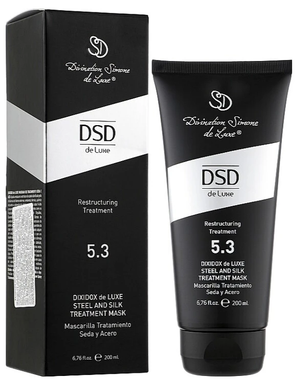 DSD de Luxe (Divination Simone DeLuxe) - Восстанавливающая маска Сталь и шелк Steel and Silk Treatment Mask 200 мл back