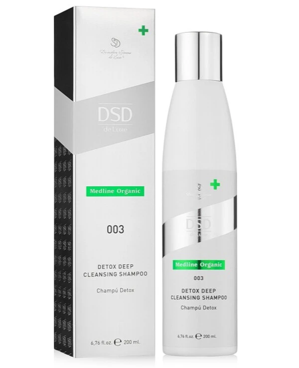 DSD de Luxe (Divination Simone DeLuxe) - Детокс-шампунь для глубокого очищения Medline Organic Detox Deep Cleansing Shampoo 200 мл back