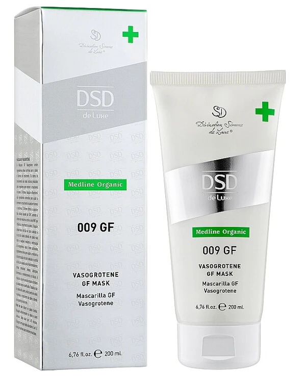 DSD de Luxe (Divination Simone DeLuxe) - Маска Вазогротен с факторами роста Medline Organic Vasogrotene Gf Mask 200 мл back