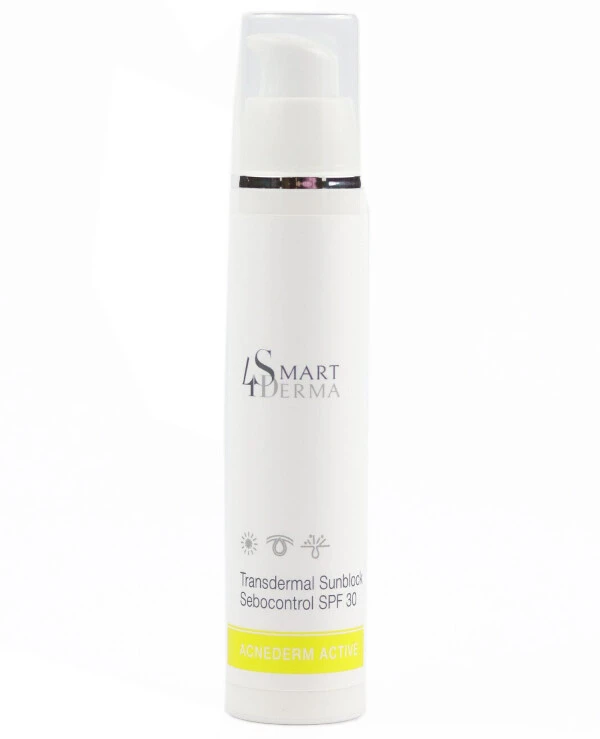 Smart4Derma - Крем для лица трансдермальный санблок Transdermal Sunblock Sebocontrol Cream 50 мл