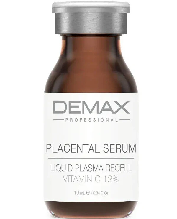 Demax - Placental Vitamin C Serum Liquid Plasma Placental Serum Liquid Plasma Recell 10ml