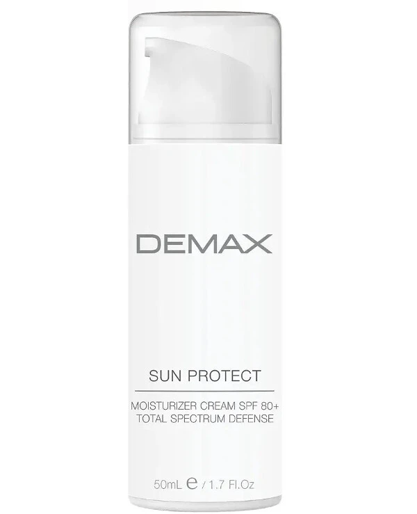 Demax - Антиоксидантный защитный увлажнитель Sun Protect Moisturizer Cream SPF-80+ 50 мл