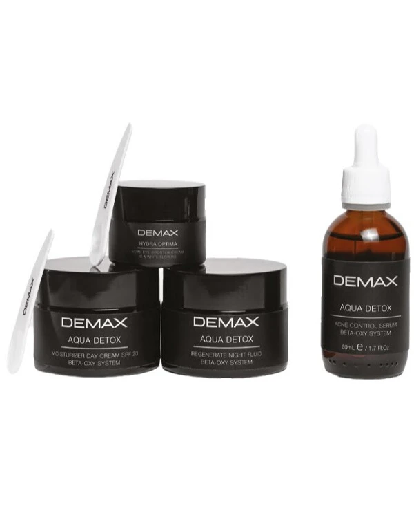 Demax - Set for the correction of inflammation, acne, post-acne, demodex and rosacea Aqua Detox 