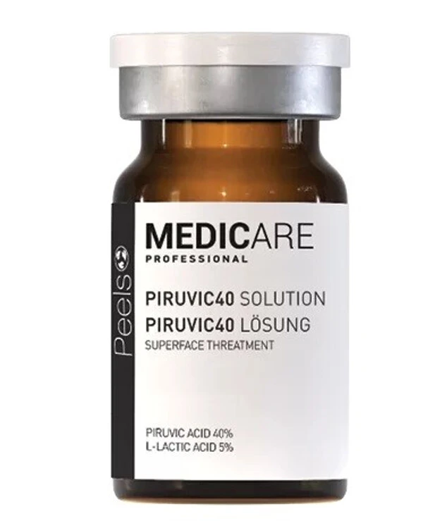 Medicare Professional - Пировиноградный пилинг 40% водно-спиртовой раствор Piruvic40 Solution 5 мл х 2 шт, 40%