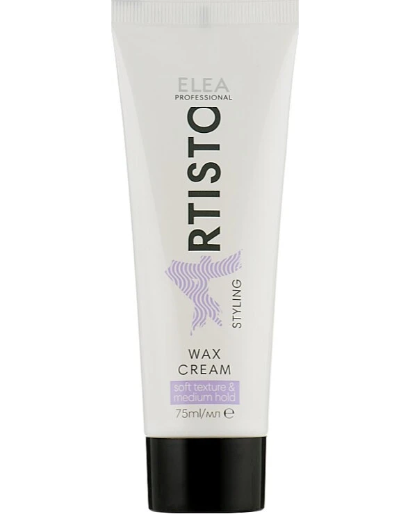 Elea Artisto - Крем-воск средней фиксации для укладки волос Wax Cream 75 мл
