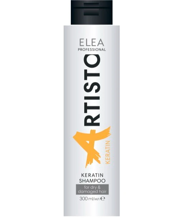 Elea Artisto - Шампунь, що відновлює з кератином Keratin Shampoo SLS Free 200 мл
