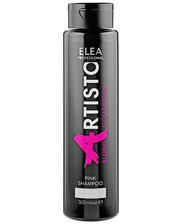 Elea Artisto - Рожевий тонуючий шампунь для волосся Pink Shampoo 300 мл