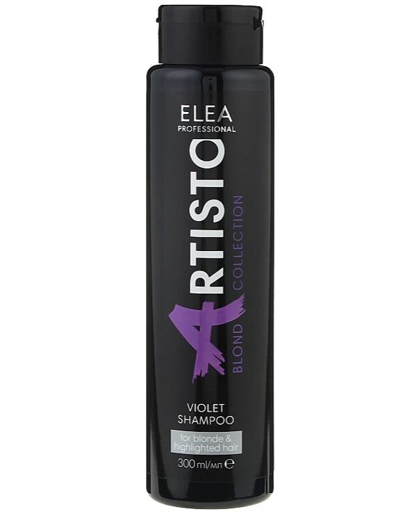 Elea Artisto - Шампунь для волосся тонуючий, фіолетовий Violet Shampoo 300 мл
