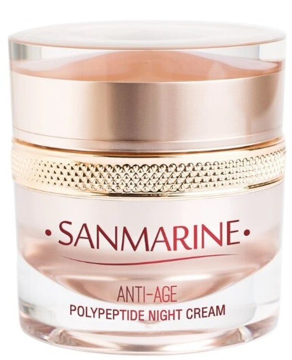 Sanmarine Полипептидный ночной крем | Anti-Age Polypeptide Night Cream фото, цена, купить