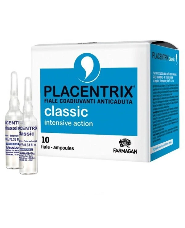 Farmagan - Лосьон от выпадения волос интенсивного действия в ампулах Placentrix Classic Intensive Action 10 мл х 10 шт