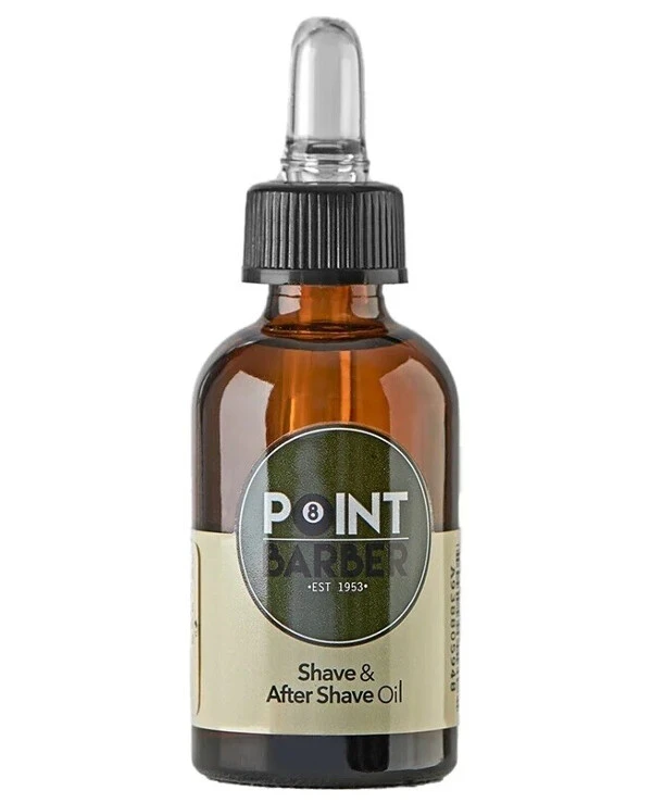Farmagan - Увлажняющее и успокаивающее масло до и после бритья Point Barber Shave&After Shave Oil 30 мл