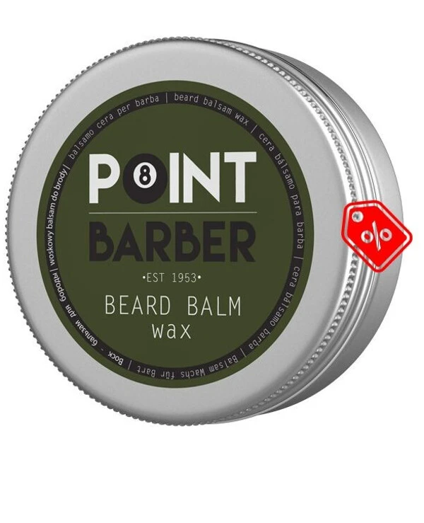 Farmagan - Питательный и увлажняющий бальзам для бороды Point Barber Beard Balm Wax 50 мл