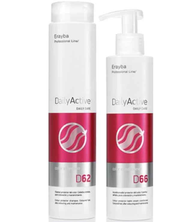 Erayba - Серия для ухода после окрашивания (sham 250ml + cond 200 ml) D62/D66 Color Factor 