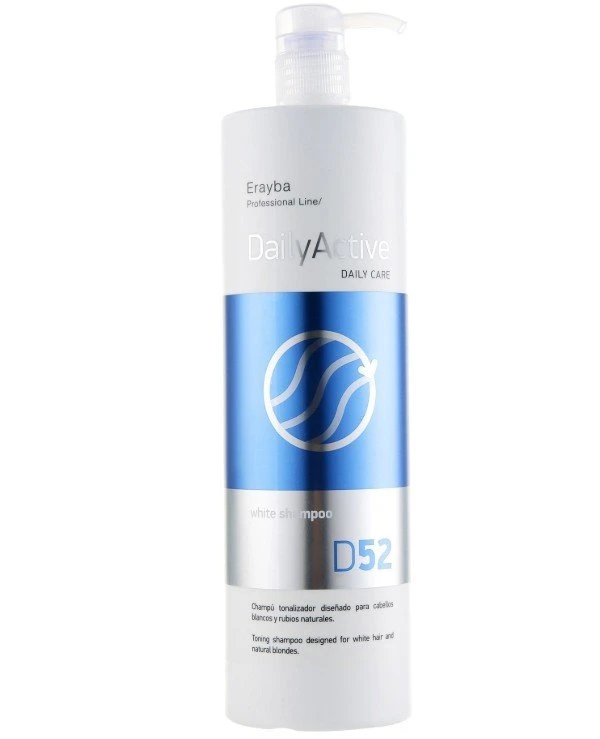 Erayba - Шампунь для седых и осветленных волос D52 White Factor Shampoo 1000 мл