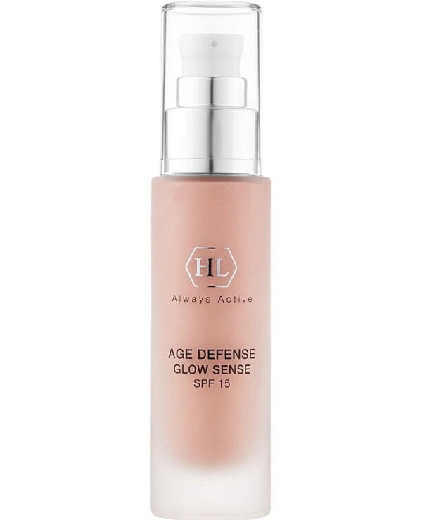 Holy Land - Увлажняющий крем для лица с декоративным эффектом Age Defense Glow Sense SPF15 50 мл back